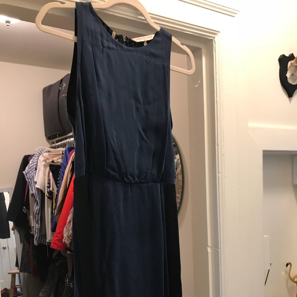 Rebecca Taylor velvet dress with black lace back 4